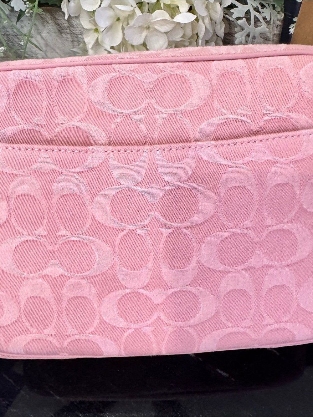 🌸COACH Carey Crossbody Bag in Signature Pink Denim Gold Hardware styleCER69 NWT - Picture 5 of 12